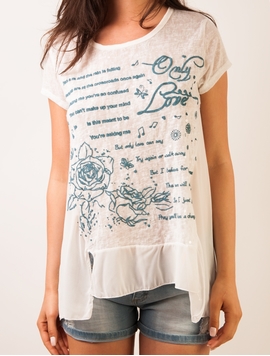 Bluza Cu Voal La Spate 